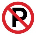 Забраняващ знак, Знак забранено паркирането