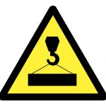 Предупредителен знак, Знак внимание кран, Внимание преминаващ кран